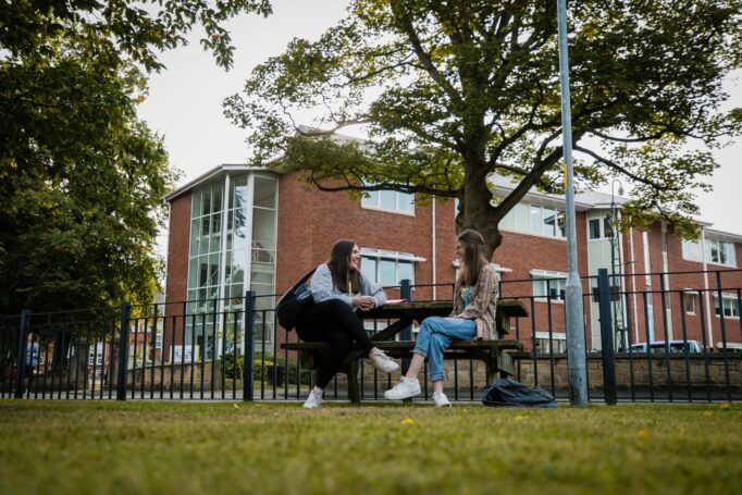 Yale Sixth Form students outside