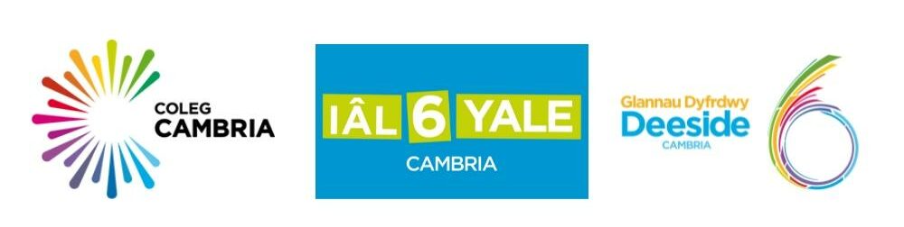 Coleg Cambria, Yale Sixth & Deeside Sixth logo with a white background