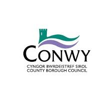 Conwy County Borough Council with a white background