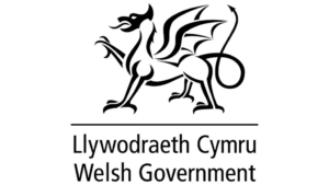 Welsh government logo with a transparent background