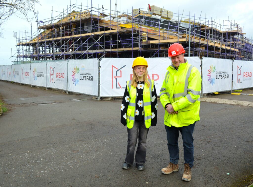 Coleg Cambria and Read Construction are laying the foundations for future generations of workers in the building sector