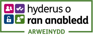 Disability Confident Logo Cymraeg