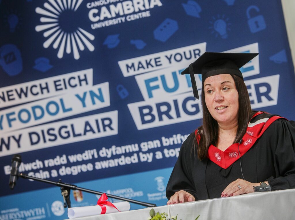 HE image for news post "Coleg Cambria designed a new strategy aimed at flexible higher education for workers and adult learners"
