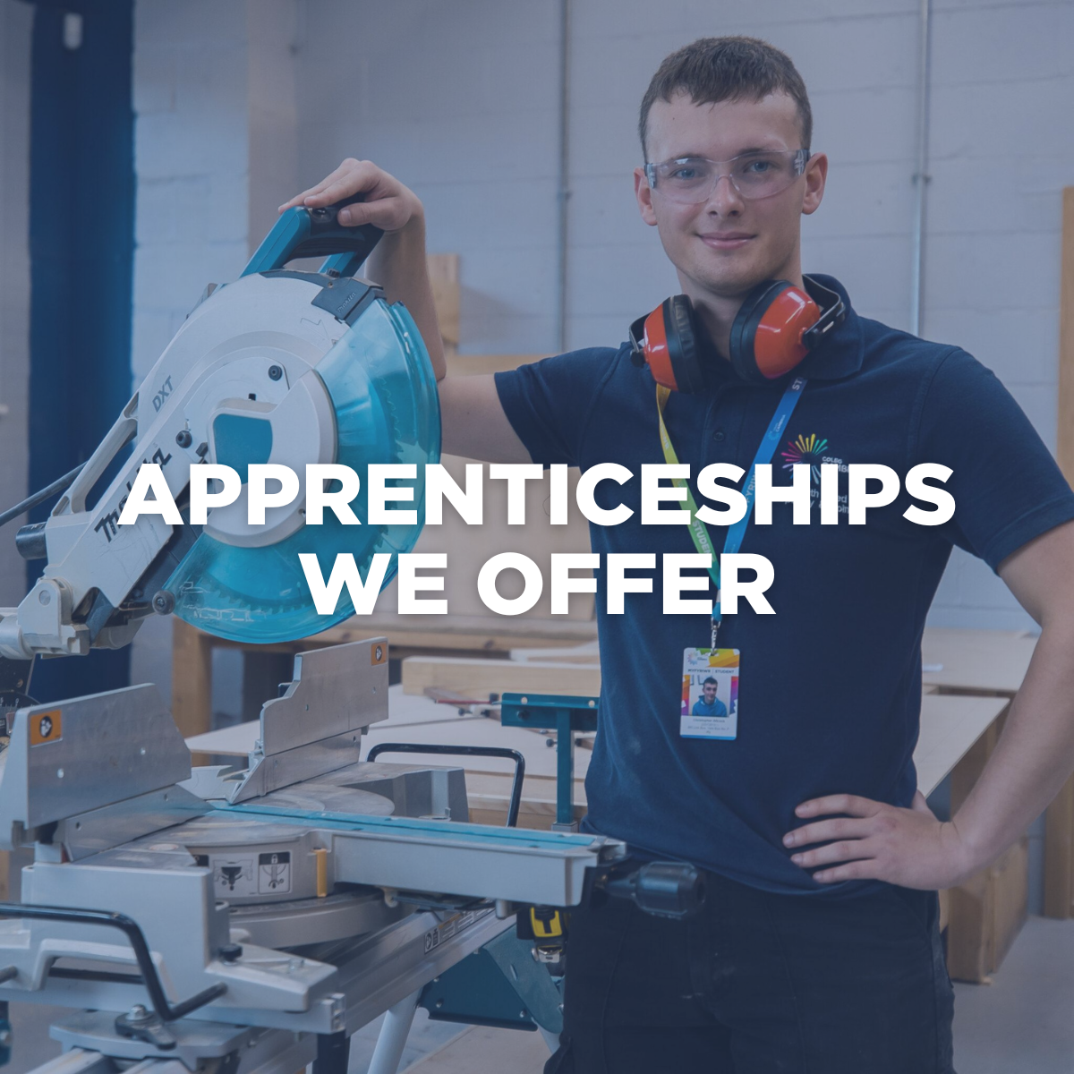 Apprenticeship Week 'Apprenticeships We Offer' homepage block