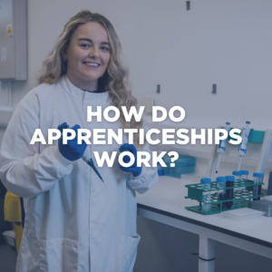 Apprenticeship Week 'How Do Apprenticeships Work' homepage block