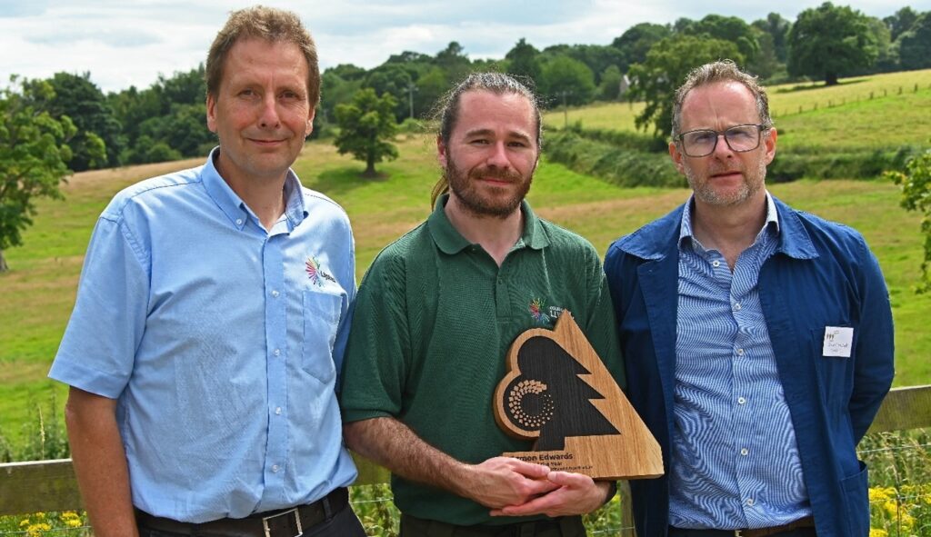 Top performing Tilhill Forestry Diploma student celebrated with award