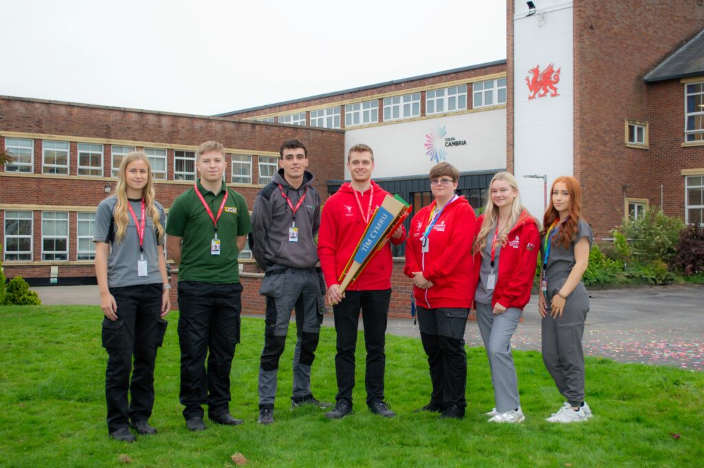 Team Wales Torch Relay Lights Up Cambria as Learners Prepare for WorldSkills UK Finals