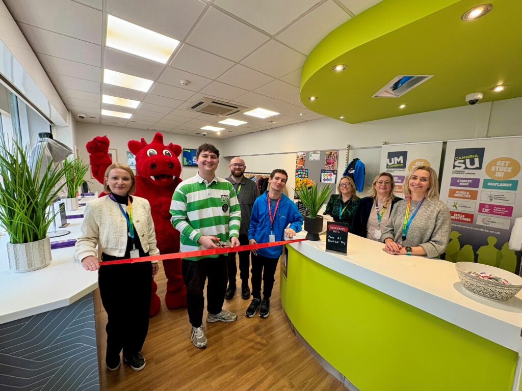 Unveiling a new facility designed to give learners a welcoming and supportive space to meet, relax, and access key services during their studies