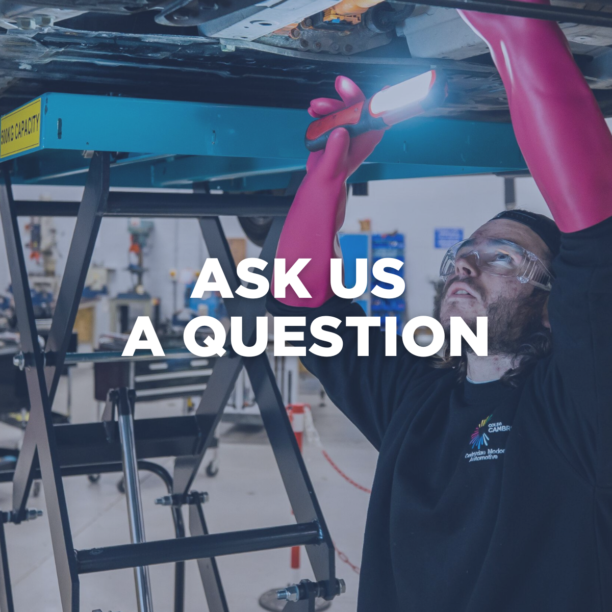 NAW web block 'Ask us a question'