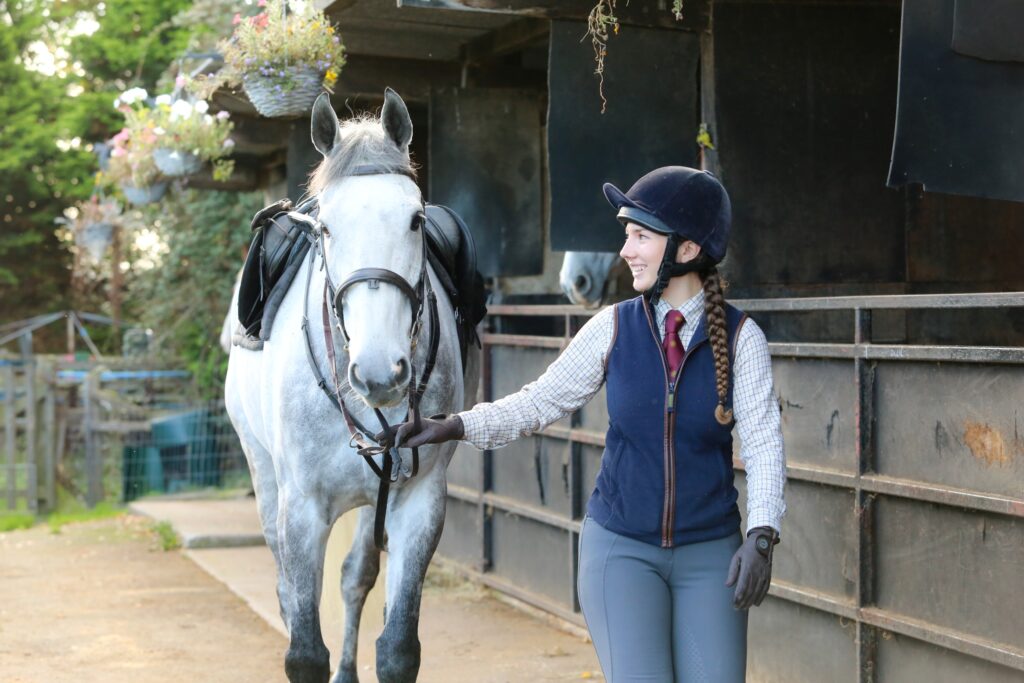 learner with a horse
