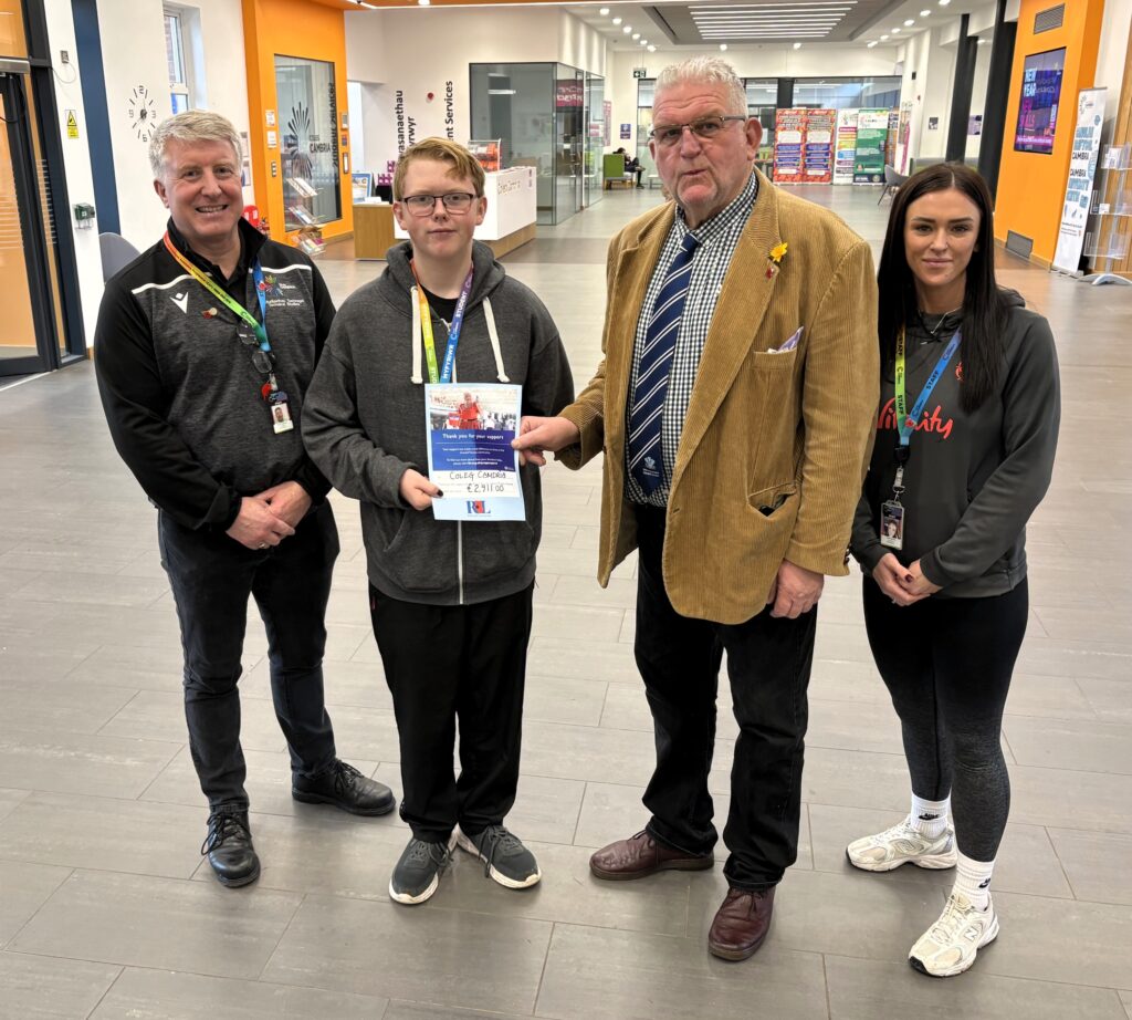 UPS Learners Raise £2,911 for Royal British Legion Through Flintshire Volunteering