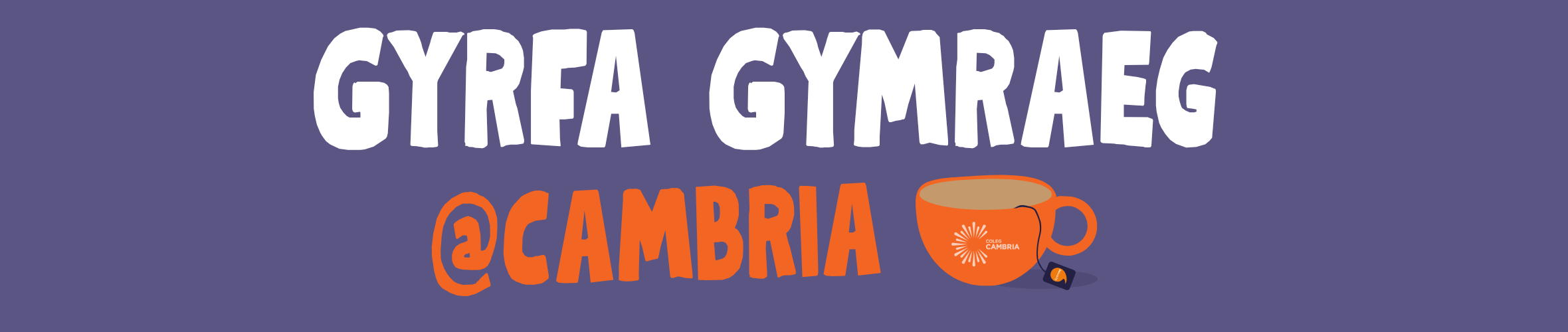 Gyrfa Gymraeg @ Cambria header graphic