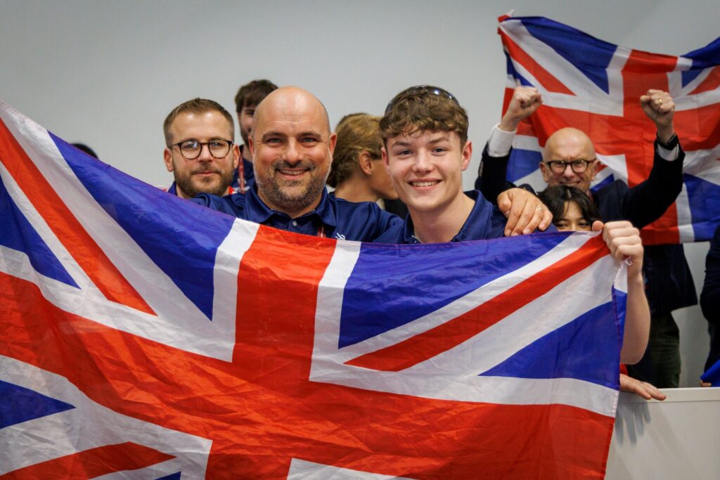 Three years ago, Tomas Ankers was a school leaver who'd just enrolled at Coleg Cambria
