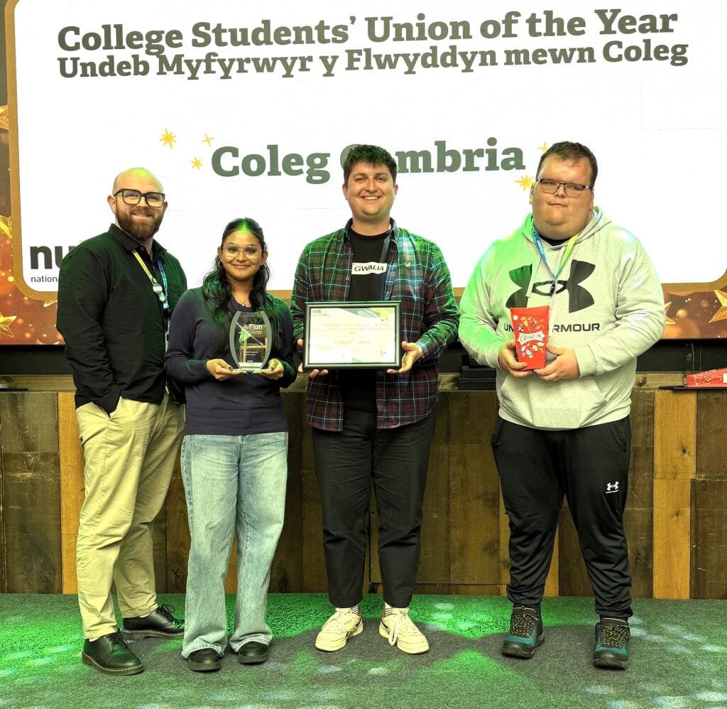 Our Students’ Union Named FE College Union of the Year at National Awards