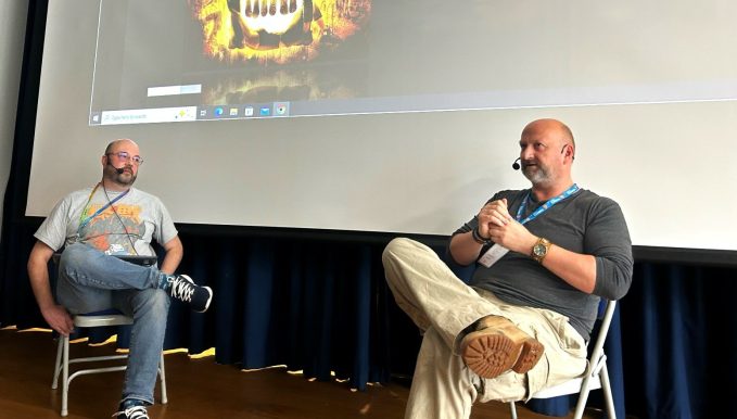 A renowned movie director was put under the spotlight by Coleg Cambria students