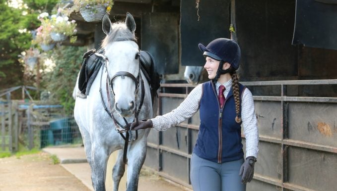 learner with a horse