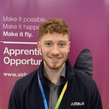 Applied Business Management Degree Jac Hughes smiling for a photo