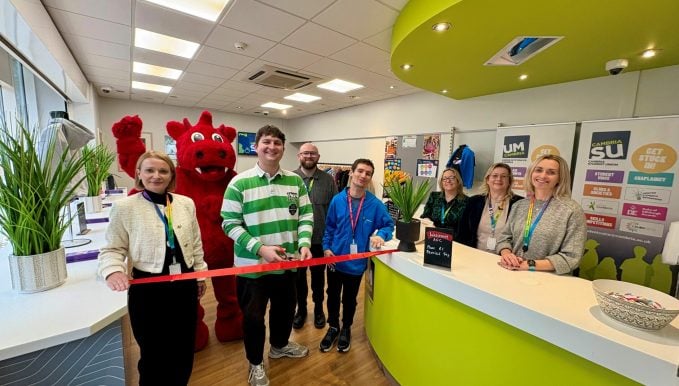 Unveiling a new facility designed to give learners a welcoming and supportive space to meet, relax, and access key services during their studies