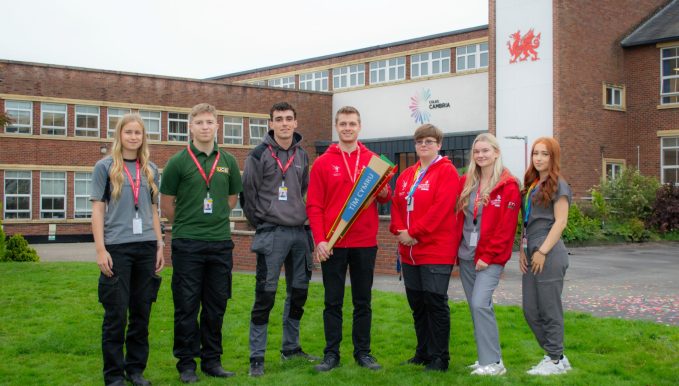 Team Wales Torch Relay Lights Up Cambria as Learners Prepare for WorldSkills UK Finals