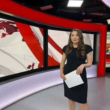 News presenter Frankie McCamley at BBC News